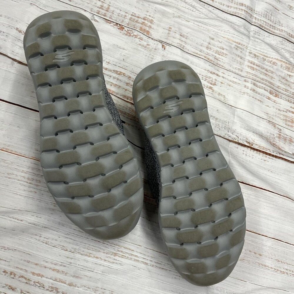 Skechers Go Walk gray slip-ins men’s size 11. - Picture 3 of 6